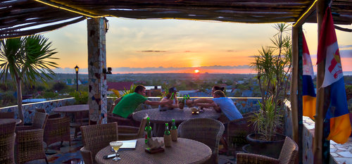 Rooftop bar at Hotel La Hasienda, Kupang, NTT, Indonesia. Photo © Basil Rolandsen (http://media.bouvet.org)